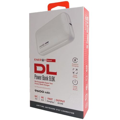 סוללת גיבוי ENERGY DL104S Power Bank 9600mAh PD