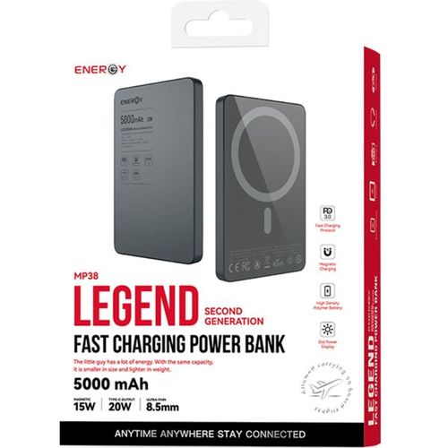 סוללת גיבוי אלחוטית MP38 Legend אפור