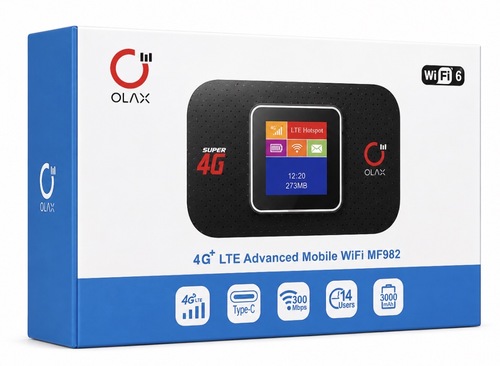 נתב סלולרי OLAAX MF982 4G LTE WiFi 6 | Mobile Hotspot