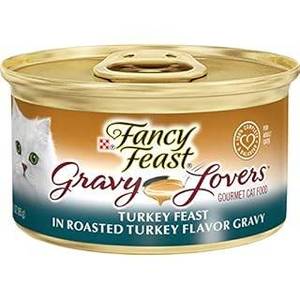 שימורי פנסי פיסט הודו ברוטב 85 גרם | Fancy Feast Turkey Feast in Gravy 85g