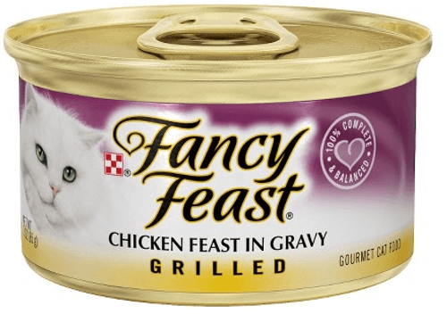 שימורי פנסי פיסט גריל עוף ברוטב 85 גרם | Fancy Feast Grilled Chicken Feast in Gravy 85g