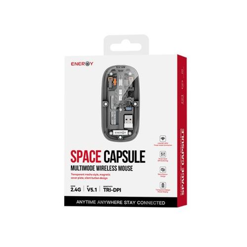 עכבר אלחוטי ENERGY RCS-M01 Space Capsule BT+2.4G