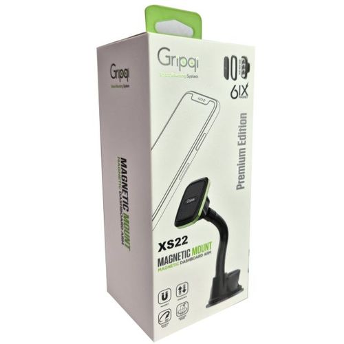 מעמד ארוך גמיש עם ואקום לדשבורד GRIPQI XS22 SIXmagnet