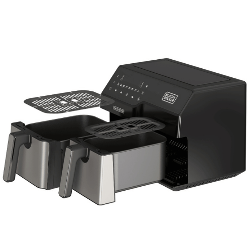 סיר טיגון באוויר חם 2 תאים Black+Decker BXAF9000E