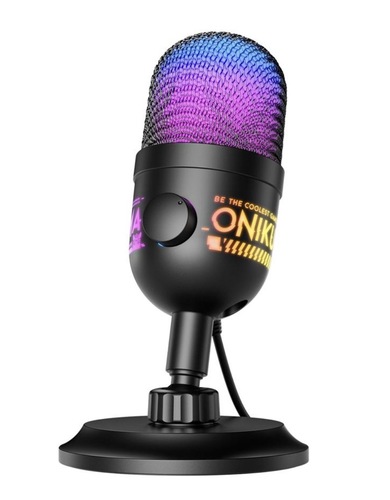 מיקרופון גיימינג USB Onikuma M930 RGB | USB Condenser Gaming Microphone