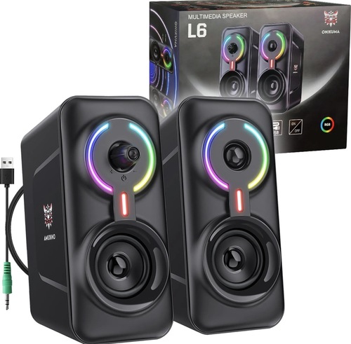 רמקולי גיימינג Onikuma L6 RGB | Multimedia Gaming Speakers