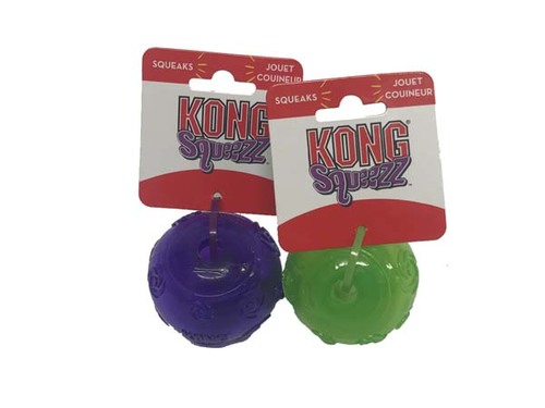 Kong סקוויז צפצפני כדור S לכלב קונג