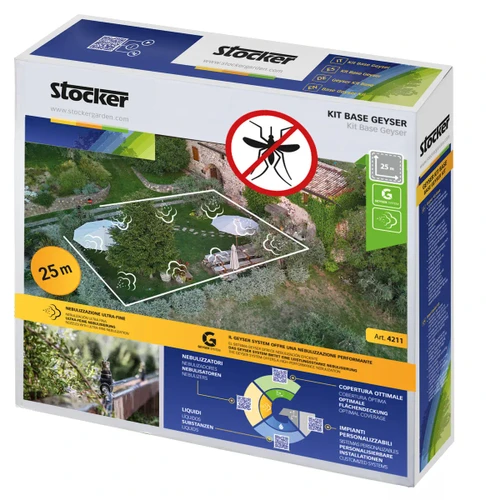 קיט צנרת 25 מטר כולל מחברים STOCKER GEYSER BASE