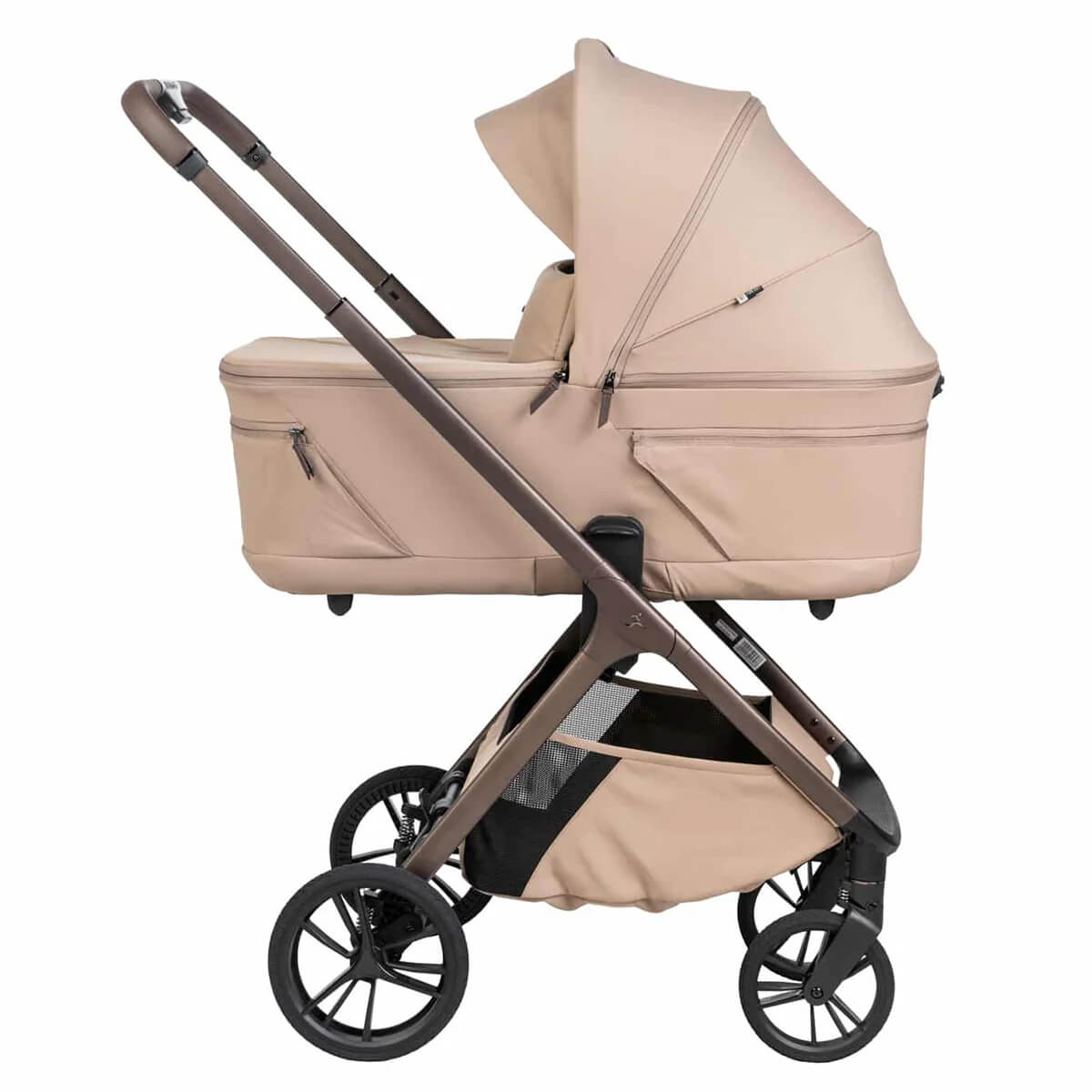 עגלת תינוק עם אמבטיה וטיולון Alix חום Sportline
