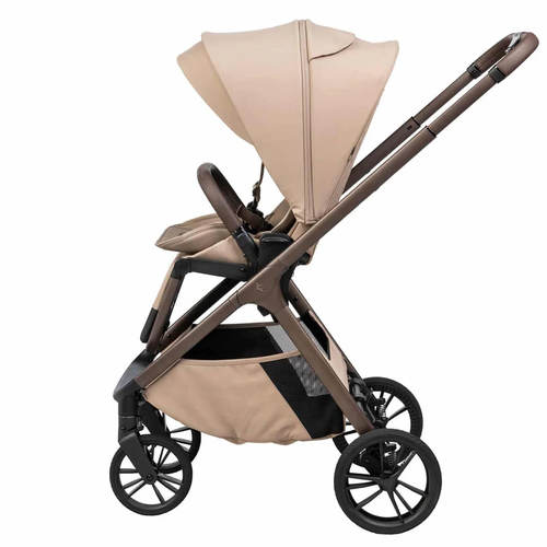 עגלת תינוק עם אמבטיה וטיולון Alix חום Sportline