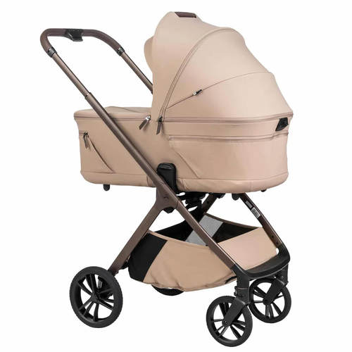 עגלת תינוק עם אמבטיה וטיולון Alix חום Sportline