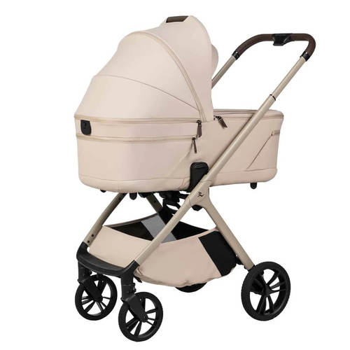עגלת תינוק עם אמבטיה וטיולון Alix שמנת Sportline