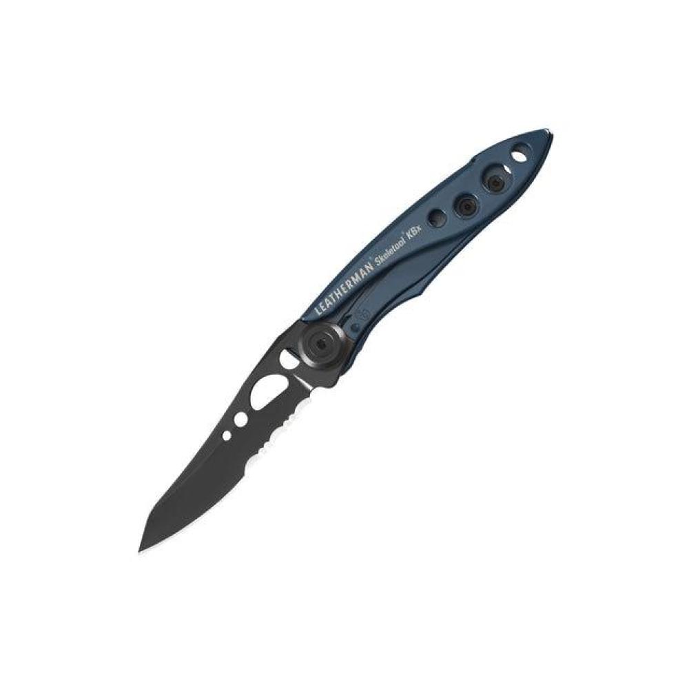 לדרמן אולר סקלטול SKELETOOL KBX משונן כחול להב שחור מבית LETHERMAN