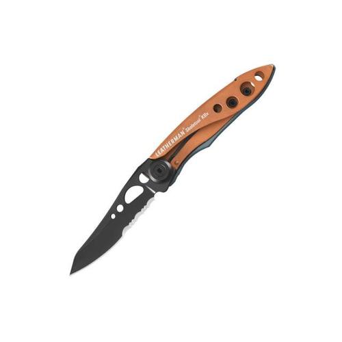 לדרמן אולר סקלטול SKELETOOL KBX משונן כתום להב שחור מבית LETHERMAN