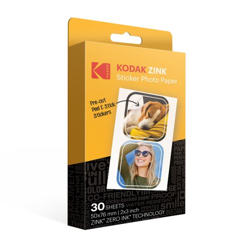KODAK נייר צילום ZINK למצלמות אינסטנט — מארז 50 דפים