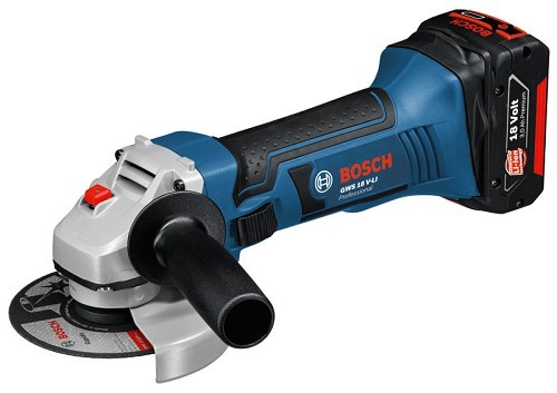 משחזת זווית נטענת Bosch GWS 18V-LI עם סוללות