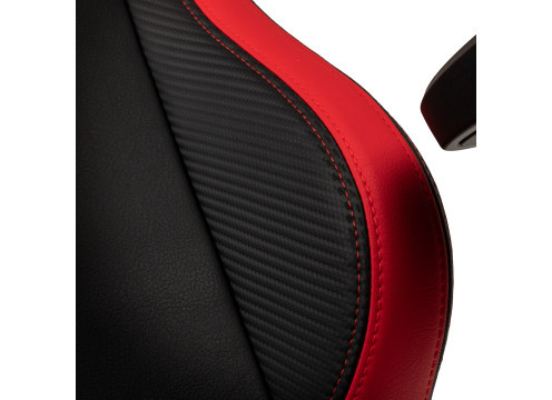 כיסא גיימינג NOBLECHAIRS EPIC COMPACT BLACK/CARBON/RED בצבע שחור/קרבון/אדום NBL-ECC-PU-RED