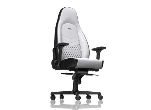 כיסא גיימינג NOBLECHAIRS ICON WHITE/BLACK בצבע לבן/שחור NBL-ICN-PU-WBK