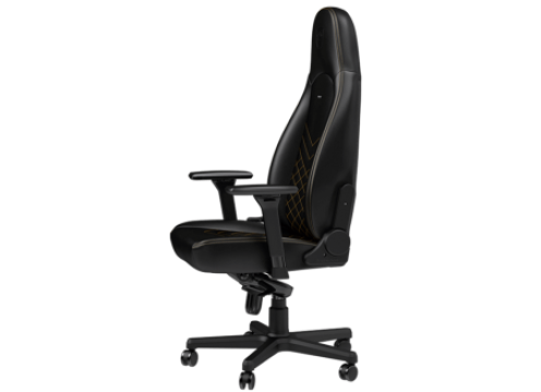 כיסא גיימינג NOBLECHAIRS ICON BLACK/GOLD בצבע שחור/זהב NBL-ICN-PU-GOL