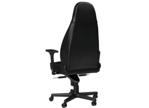 כיסא גיימינג NOBLECHAIRS ICON BLACK/GOLD בצבע שחור/זהב NBL-ICN-PU-GOL