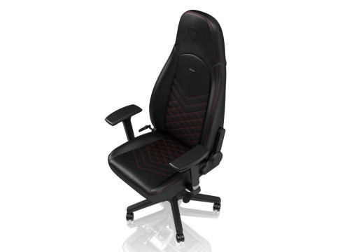 כיסא גיימינג NOBLECHAIRS ICON BLACK/RED בצבע שחור/אדום