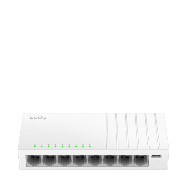 מתג ללא שנאי Cudy GS108U 8 Port GB Lan Type-C POWER