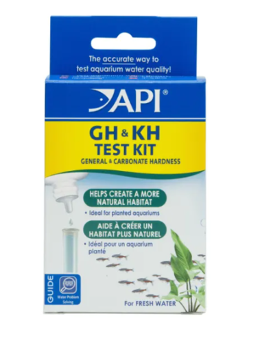 טסט בדיקת GH&KH (קשיות כללית וקרבונטית) לאקווריום