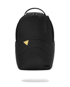 SPRAYGROUND תיק גב מטורף BLACKED OUT EMBOSSED GOLD TOOTH BACKPACK