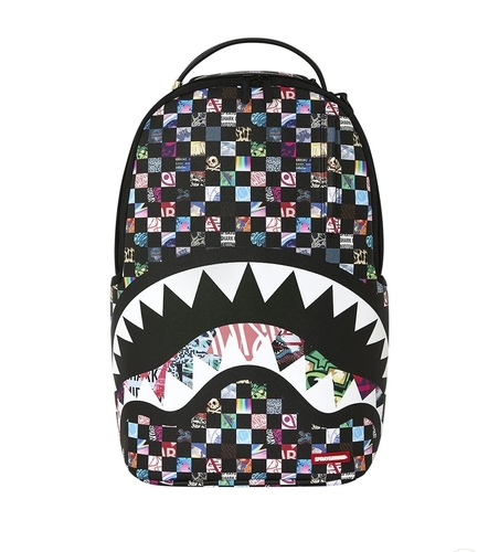 SPRAYGROUND תיק גב מטורף CRAZY CHECK BACKPACK