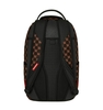 SPRAYGROUND תיק גב מטורף  BACKPACK SHARKS IN PARIS WTF BUBBLE BROWN CHECK