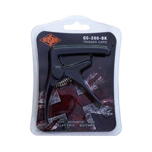 קאפו טריגר לגיטרה אקוסטית / חשמלית שחור ROTOSOUND GC-200-BK