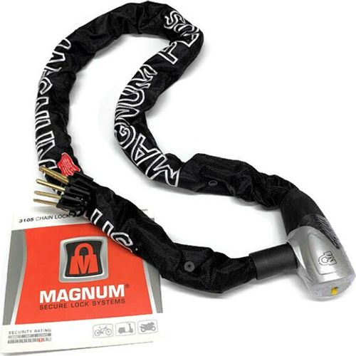 מנעול שרשרת MAGNUM מסיבי פלדה איכותי - 3105 MAGNUM