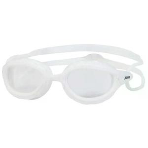 משקפת שחיה PREDATOR WHITE לבן עדשה שקופה איכותית במיוחד מסננת קרינה מונעת אדים