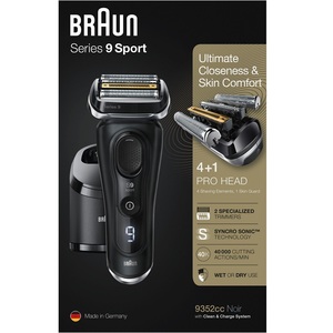 מכונת גילוח נטענת יבש/רטוב Braun Series 9 Sport 9352cc