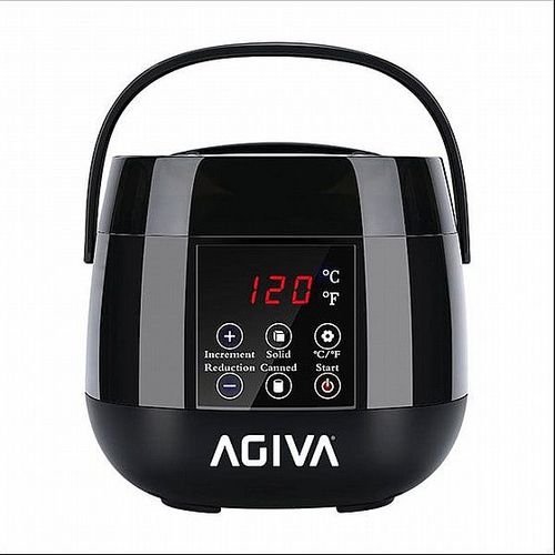 מחמם שעווה דיגיטלי מקצועי AGIVA WaxPro 360 - שחור