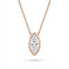 שרשרת ותליון יהלום מרקיזה 1.0ct זהב 14K