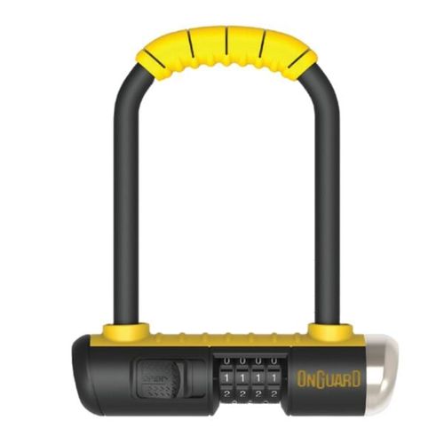 מנעול פרסה משולב קומבינציה קוד 4 ספרות ONGUARD דגם 8010c (Combo) U-Lock