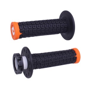גריפים עם נעילה וידית מצערת שחור/ כתום – ODI NOMAD OFF-ROAD V2 LOCK-ON
