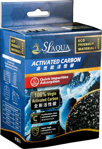 SL-AQUA פחם פעיל 100% טהור 90 גרם Activated carbon