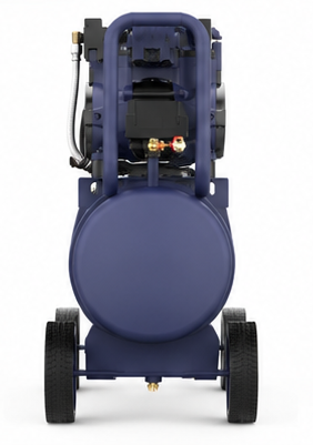 מדחס אוויר שקט ללא שמן 50 ליטר מנוע כפול 4 כ״ס GPT TOAC026