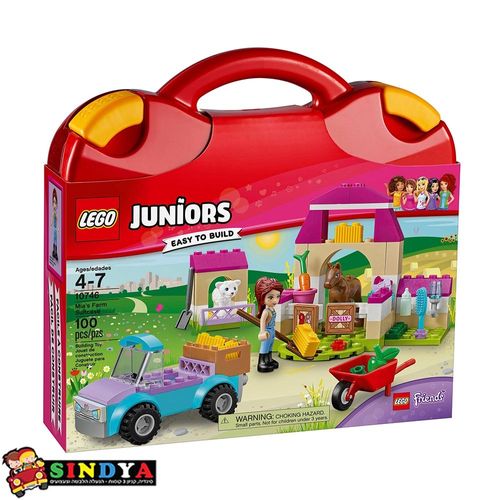 לגו ג'וניור פרנדס מזוודת החווה של מיה - LEGO 10746  junior friends Mia's farm suitcase