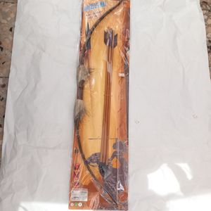 סט  חץ וקשת  מעץ גודל 71 ס