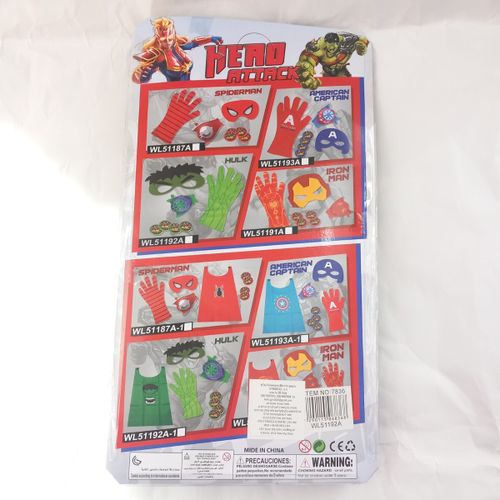 כפפה + מסיכה + יורה דיסקיות לוחם ירוק