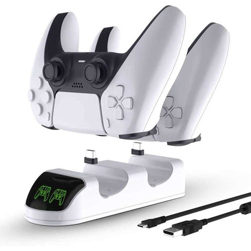 עמדת טעינה כפולה לשלטי פלייסטישן 5 - DOBE PS5 DUAL CHARGING STATION