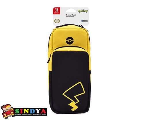 תיק גב HORI NINTENDO SWITCH ADVENTURE PACK TRAVEL SLING BAG POKEMON PIKACHU