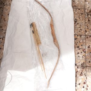 חץ וקשת מעץ גודל 100ס