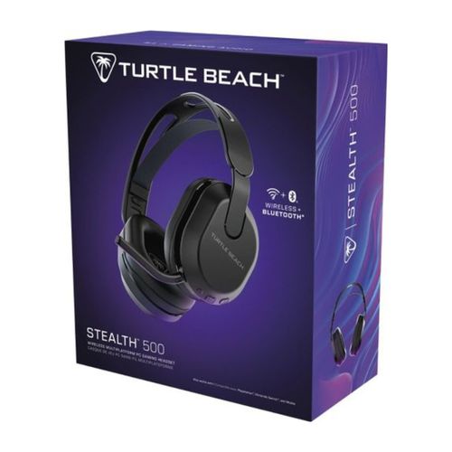 אוזניות אלחוטיות גיימינג שחורות - Turtle Beach Stealth 500 Gen 3 PC