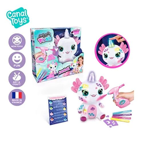 קאנאל - בובה לעיצוב וקישוט אקסלוטל - Air Brush Plush