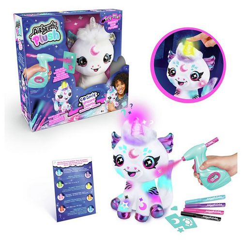 קאנאל - בובה לעיצוב וקישוט חד קרן קוסמי - Air Brush Plush