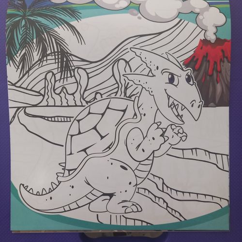 קידו בוקס -  חוברת  צביעה עולם הדינוזאורים - 5101 KIDDO BOOKS
